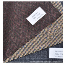 Clearance stock 100% woven wool herringbone heavy fabric for jacket